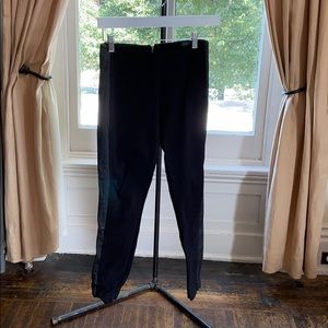 Leather detail J Crew pixie pant- 2S